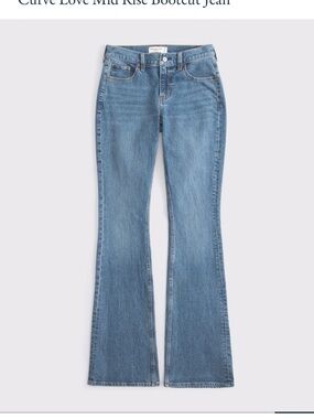 Abercrombie Curve Love Bootcut Jeans